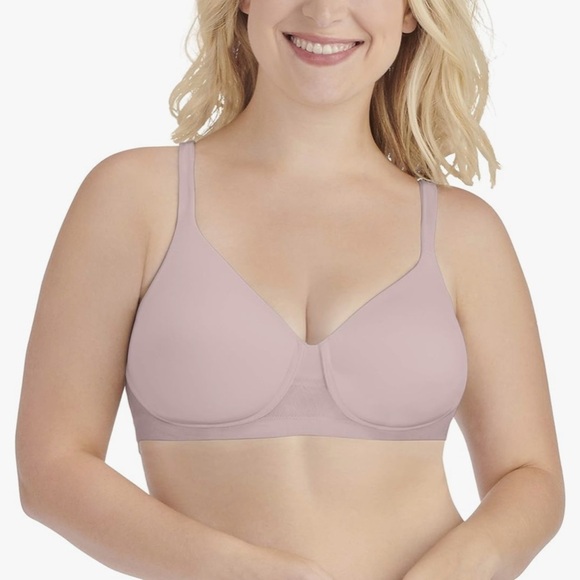Vanity Fair Other - VANITY FAIR BREATHABLE LUXE FULL FIGURE BRA - QUARTZ ROSE SIZE 44DD (NEW)
